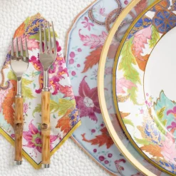 Caspari Paper Luncheon Napkins|Tobacco Leaf Paper Luncheon Napkins in Ivory - 20 Per Package