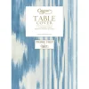 Caspari Table Linens|Toile De Nantes Blue Paper Linen Table Covers - 1 Each