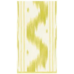 Caspari Paper Guest Towels|Toile De Nantes Yellow Paper Linen Guest Towel Napkins - 12 Per Package