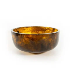 Caspari Serving Utensils|Serving Platters & Bowls|Tortoise Large Resin Bowl