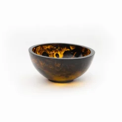 Caspari Serving Utensils|Serving Platters & Bowls|Tortoise Medium Resin Bowl