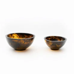Caspari Serving Utensils|Serving Platters & Bowls|Tortoise Medium Resin Bowl