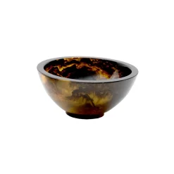 Caspari Serving Utensils|Serving Platters & Bowls|Tortoise Small Resin Bowl
