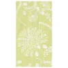 Caspari Paper Guest Towels|Trailing Floral Paper Guest Towel Napkins in Pale Green - 15 Per Package