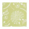 Caspari Paper Luncheon Napkins|Trailing Floral Paper Luncheon Napkins in Pale Green - 20 Per Package