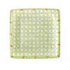Caspari Christmas Plates|Easter|Trellis Square Paper Salad & Dessert Plates - 8 Per Package