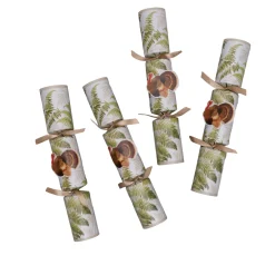 Caspari Celebration Crackers|Turkey Among Ferns Celebration Crackers - includes 6 Celebration Crackers