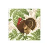 Caspari Paper Cocktail Napkins|Turkey Among Ferns Cocktail Napkins - includes 20 Cocktail Napkins