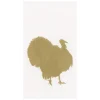 Caspari Thanksgiving|Paper Guest Towels|Turkey Fan Paper Linen Guest Towel Napkins - 12 Per Package