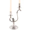 Vagabond House Lamps & Candle Holders|Candlesticks|Two Taper Pewter Song Bird Candelabra