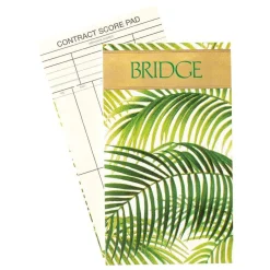 Caspari Bridge|Under the Palms Bridge Score Pad - 1 Each