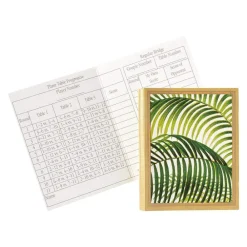 Caspari Bridge|Under the Palms Bridge Tally Sheets - 12 Per Package