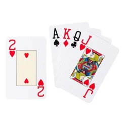 Caspari Playing Cards|Bridge|Under the Palms Large Type Playing Cards - 2 Decks Included