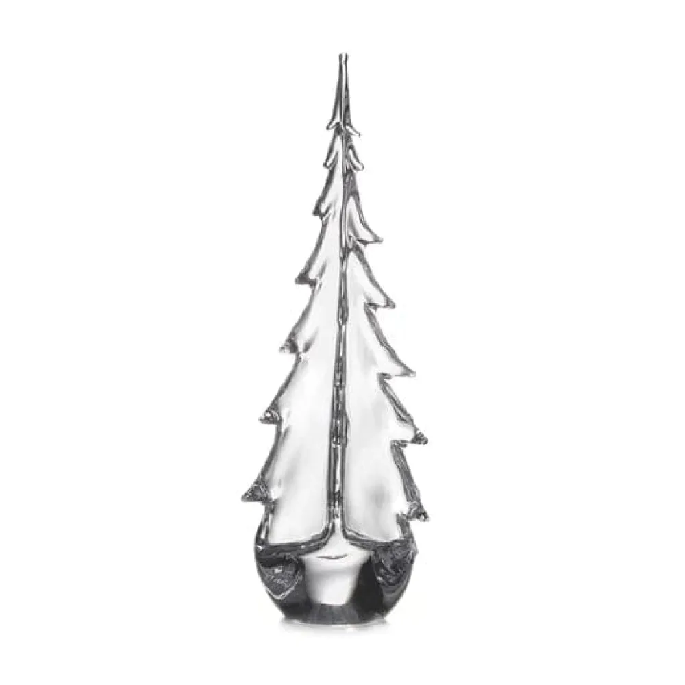 Simon Pearce Christmas Decor|Vermont Evergreen Glass Tree 20"- 1 Each