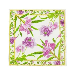 Caspari Paper Cocktail Napkins|Wellington Ivory Cocktail Napkins - 20 Per Package