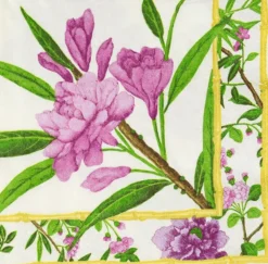 Caspari Paper Dinner Napkins|Wellington Ivory Dinner Napkins - 20 Per Package