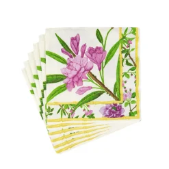 Caspari Paper Dinner Napkins|Wellington Ivory Dinner Napkins - 20 Per Package