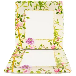 Caspari Paper Dinner Plates|Wellington Ivory Dinner Plates - 8 Per Package