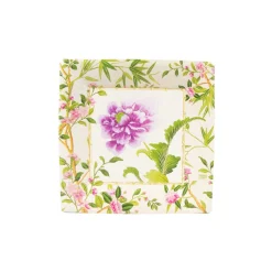 Caspari Paper Salad And Dessert Plates|Wellington Ivory Salad & Dessert Plates - 8 Per Package