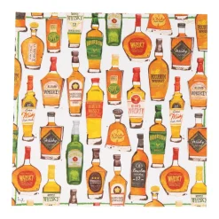 Caspari Paper Cocktail Napkins|Whiskey Tasting Cocktail Napkins - 20 Per Package