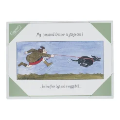 Caspari Note Cards|Who's Walking Who? Boxed Note Cards - 8 Note Cards & 8 Envelopes