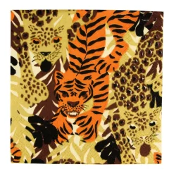 Caspari Paper Cocktail Napkins|Wild Cats Cocktail Napkins - 20 Per Package