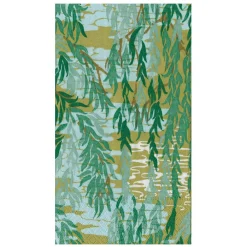 Caspari Paper Guest Towels|Willows Green Guest Towels - includes 15 Guest Towels