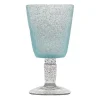 Memento Glass Drinkware|Glass Drinkware|Wine Goblet in Light Blue - Set of 4