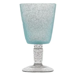 Memento Glass Drinkware|Glass Drinkware|Wine Goblet in Light Blue - Set of 4