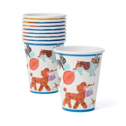 Caspari Birthday|Winston and Friends Paper Cups - 8 Per Package