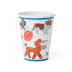 Caspari Birthday|Winston and Friends Paper Cups - 8 Per Package