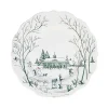 Juliska Ceramic Plates & Dinnerware|Winter Frolic Dessert/Salad Plate - Evergreen