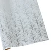 Caspari Christmas Wrapping Paper|Wrapping Paper|Winter Trees White & Silver Embossed Foil Gift Wrap - One 30" x 6' Roll