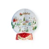 Caspari Advent Calendars|Winter Village Snow Globe Cmas Advents 3-D/Die-Cut/Stand(App)