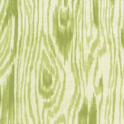 Caspari Paper Dinner Napkins|Woodgrain Moss Green Napkin Dinner - 20 Per Package