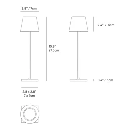 Zafferano Lamps & Candle Holders|Poldina Pro Micro Lamp - Sage Green