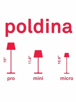 Zafferano Lamps & Candle Holders|Poldina Pro Micro Lamp - White