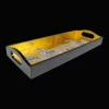 Caspari Lacquer Trays And Accessories|Zebras Gold Lacquer Trays - 1 Each