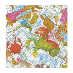 Caspari Paper Luncheon Napkins|Zodiac Luncheon Napkins - includes 20 Luncheon Napkins